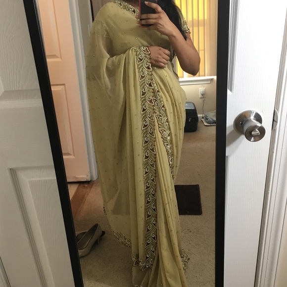 Other - Heavy Embroidery Party Wear Saree